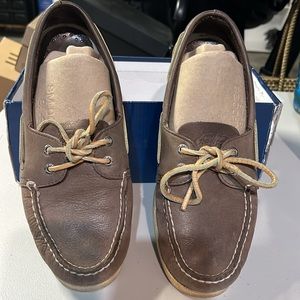 Sperry Chocolate slides